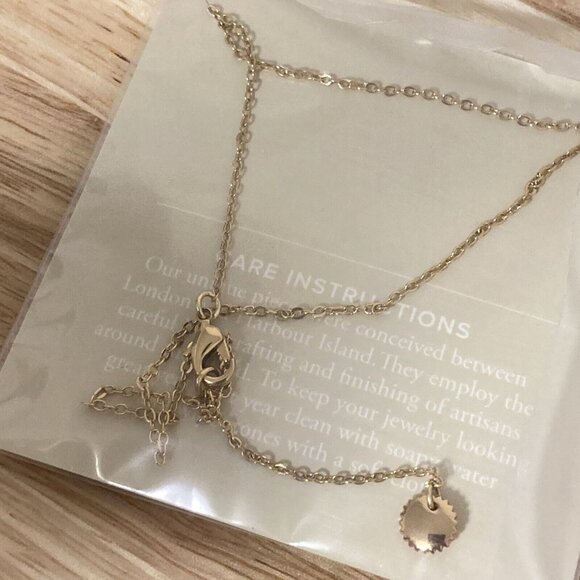 India Hicks The Oblique Necklace, GOLD NIB Retired Item HTF - Picture 5 of 6